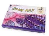 Zestaw kreatywny String Art - zabawa sznurkami 21x30 cm