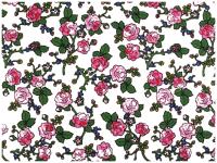 Tkanina bawełniana / płótno folklor róże