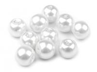 Szklane woskowane perły Ø8 mm (50 g)
