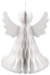 Anioł papierowy składany do zawieszenia 32 cm