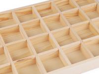 Ekspozytor drewniany / organizer 24x35 cm