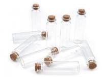 Buteleczka szklana z korkiem 20x75 mm (4buteleczka)