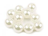 Plastikowe koraliki woskowane / perły Glance Ø10 mm (20 g)