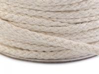 Bawełniany sznurek / włóczka / knot Ø4 mm pleciony płaski (50 m)